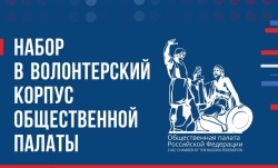 Открыт набор в Волонтерский корпус Общественной палаты РФ